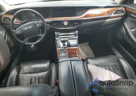 2017 Genesis G90 Premium z USA, uszkodzony, nr VIN KMHG34JA8HU025605